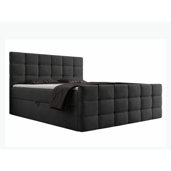 ŁÓŻKO KONTYNENTALNE 180X200 Z MATERACEM BONELL DO SYPIALNI PAROS - PÓŁPROFIL